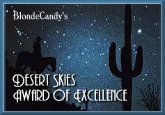 BlondeCandy's Desert Skies Award of Excellence
