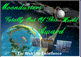 Moondusters Totally Out of This World Award
