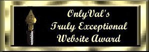 Only Val Truly Exceptional Website Award