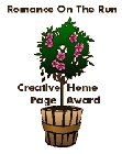 Romance On the Run - Creative Home Page Award