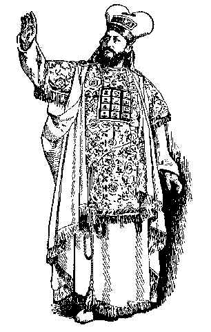 The uniformed high priest