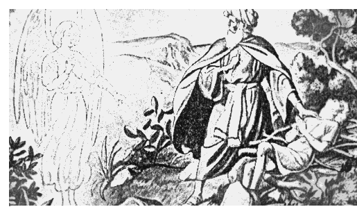 Abraham offering Isaac