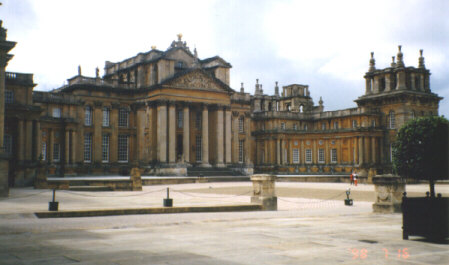 Blenheim Palace: View of the Entrance from the Clock Tower