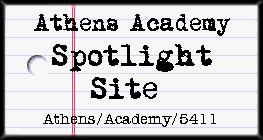 I'm in the Athens Academy Spotlight