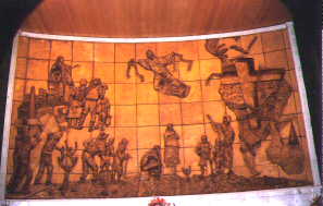 Escultura atr�s do Altar