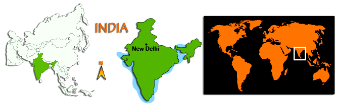 Where in the World is India?
