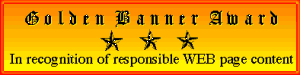gold banner award