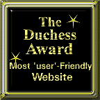 The Duchess Award - Friendly site award