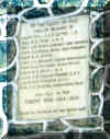 close up of the Worls War I Memorial
