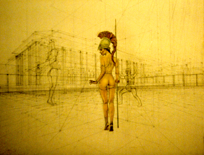 Athena; the architectural design of the Hsia temple