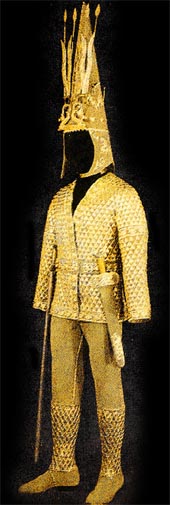 golden armour of Issik Gl