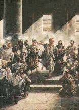 The Miracle at Pentecost (detail)