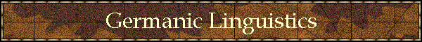 Germanic Linguistics