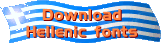 Download Hellenic fonts (Zip file of True-Type fonts for MS-Windows)