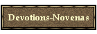Devotions-Novenas