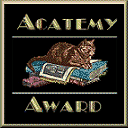 Acatemy Award from Rest Stop Writers Newsletter