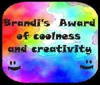 Brandi's Award of Coolness & Creativity