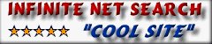Infinite Net Search 5-Star Cool Site Award