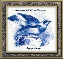Award of Excellence from Prissy's Place