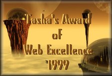 Tasha's Award of Web Excellence