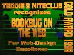 Teddie's Niteclub Gold Award for Web-Design Excellence