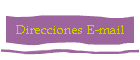 Direcciones E-mail