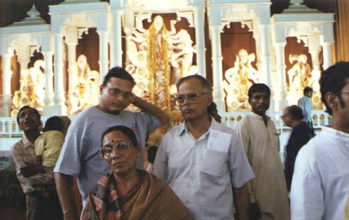 Maa Baba Bhai during Durga Puja