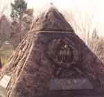 The Pyramid Memorial with the inscription 
