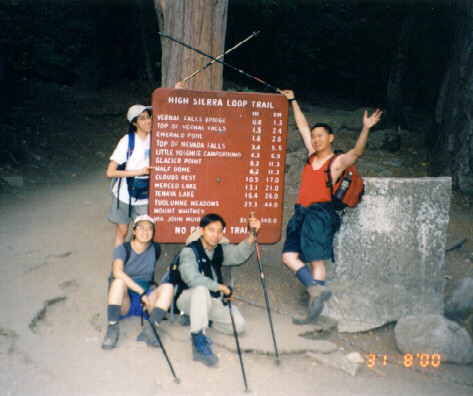 Us at the Trail Sign