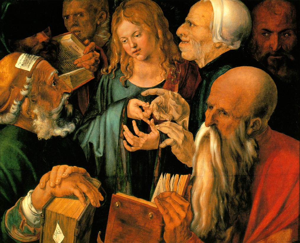 Christ Among the Doctors, Albrect Durer, 1506