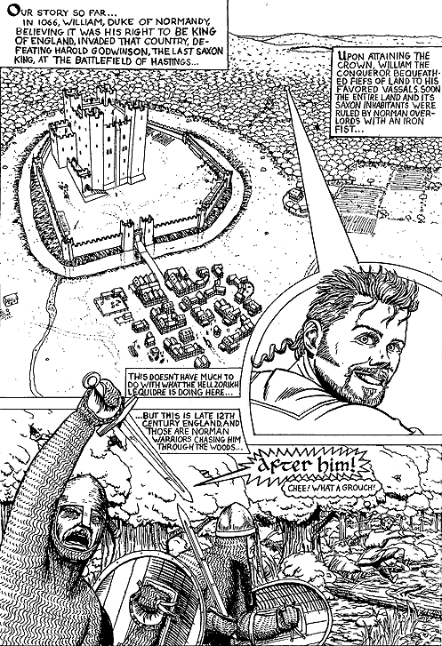 Our story so far...a time travel adventure in Norman England.