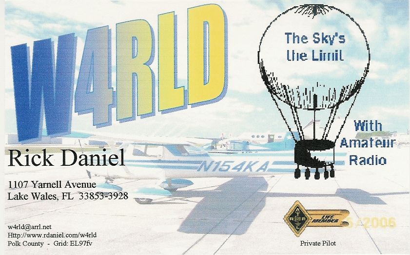 W4RLD QSL CARD