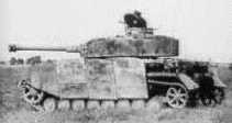 Pz IV with Schrzen section missing