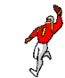 Animated Picture of Football Player