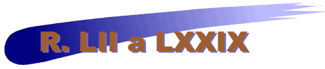 R. LII a LXXIX