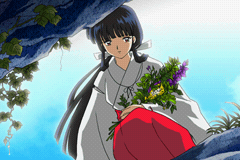 [Kikyo, back during happier times...]