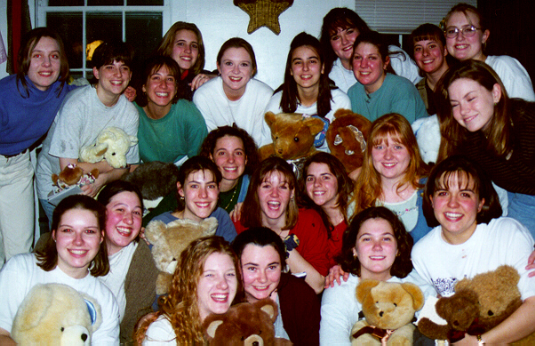 All big sisters with their new littles.