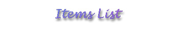 Items List