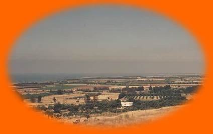 View southwest from Palaeo-Paphos, Cyprus, July 1995