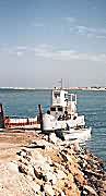 The ferry boat that plies to Masirah