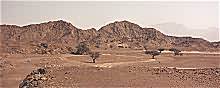 Mantle ophiolites near the Rustaq road
