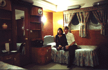 check out the wood interior and portholes