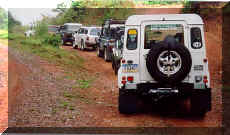 Setting up for the downhill to the Cangandi river