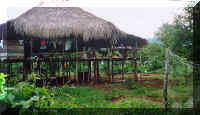 The hut where they have the big celebrations