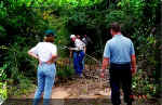 Paul having the British Motors personnel do some "team bonding"