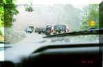 Our convoy up the mountain