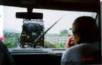 Tatiana watching Gerardo testing the see-saw