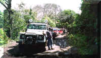 Waiting for the group to cross a difficult pass and gather up