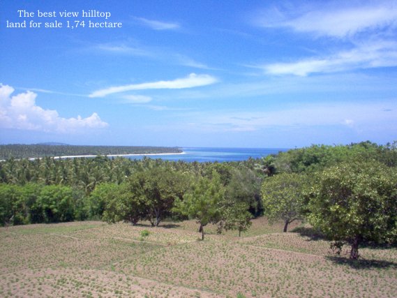 Property Lands for sale next Medana Resort & Restaurant and The Oberoi hotel Lombok Indonesia