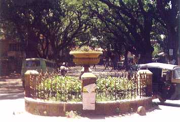 One of the remaining large flower pots